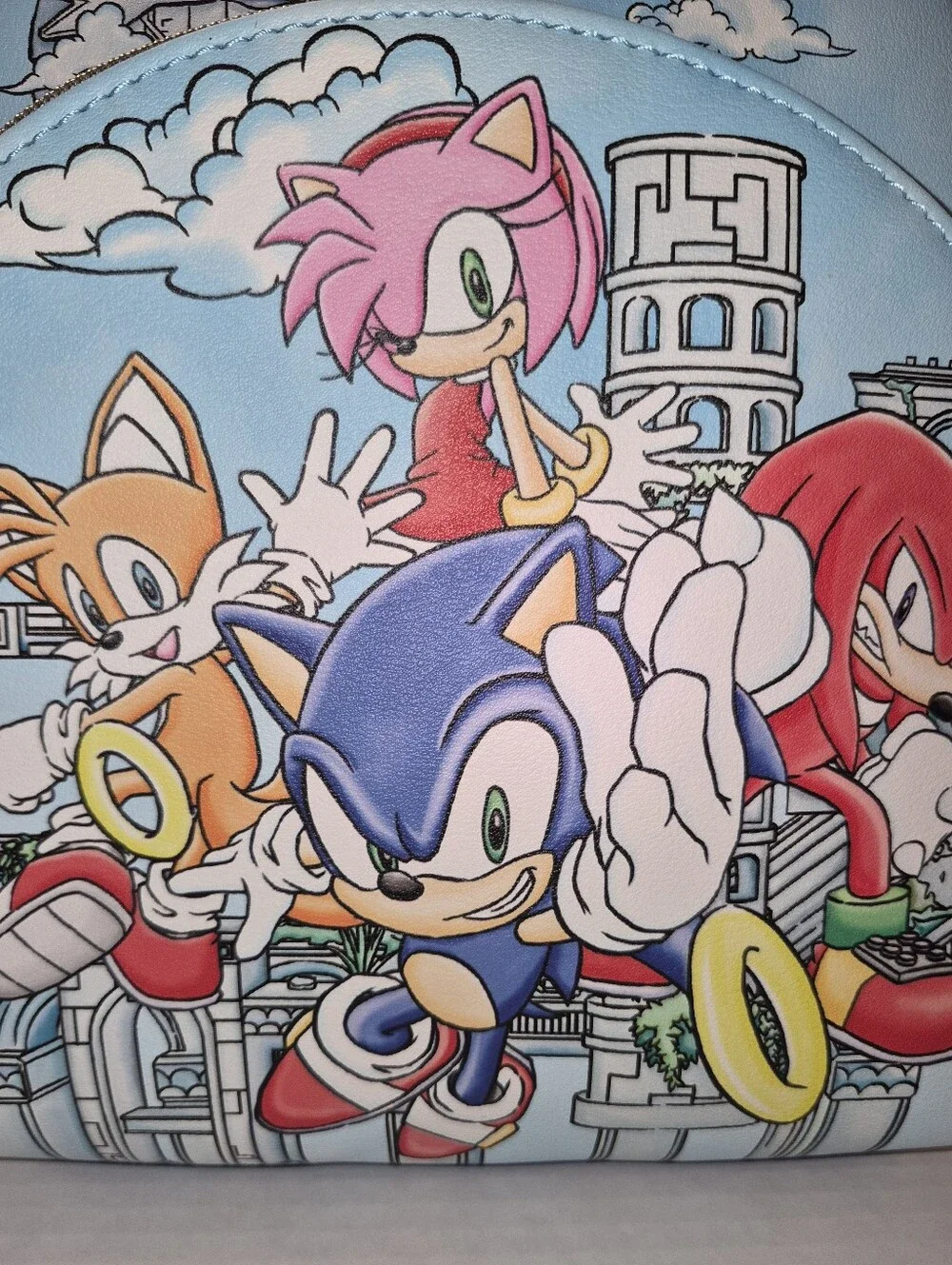 Loungefly Sonic The Hedgehog Sonic and Friends Mini Backpack NEW